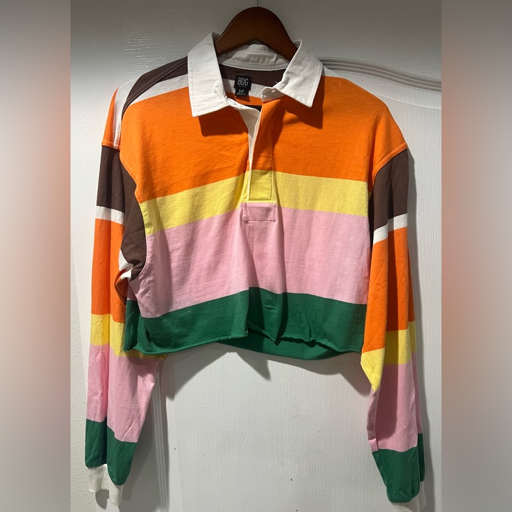 Urban Outfitters BDG Jefferson Cropped Polo size S - Picture 4 of 6
